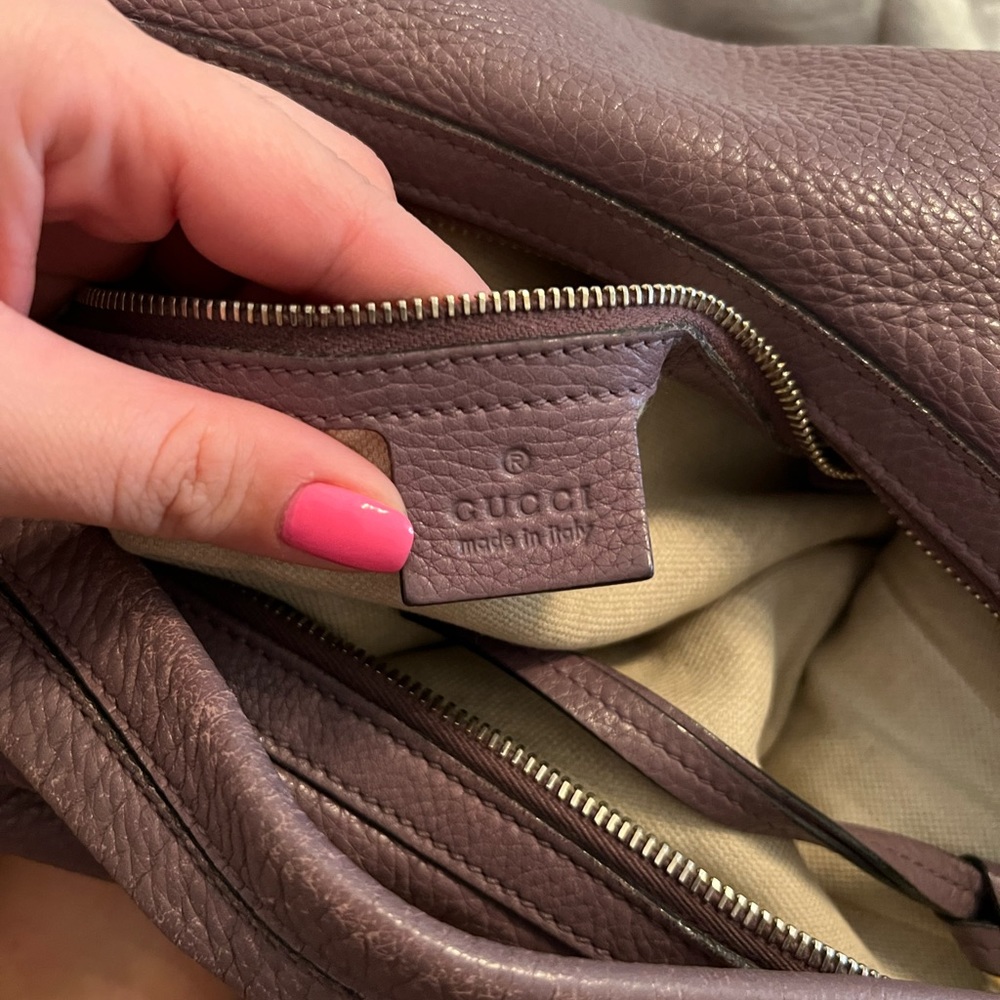 COPY - Gucci Miss GG hobo bag in lavender leather - Picture 7 of 9